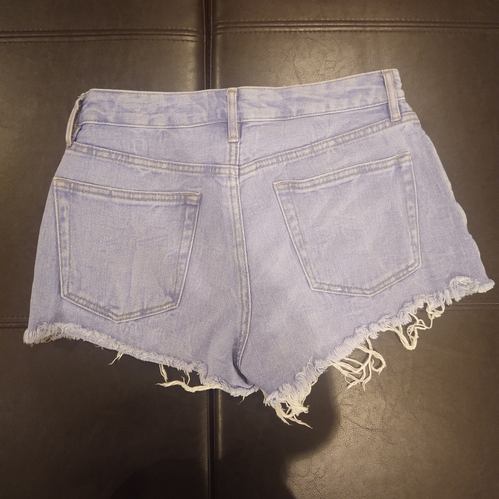 Pacsun Distressed Mid-Rise Denim Shorts - Picture 2 of 10